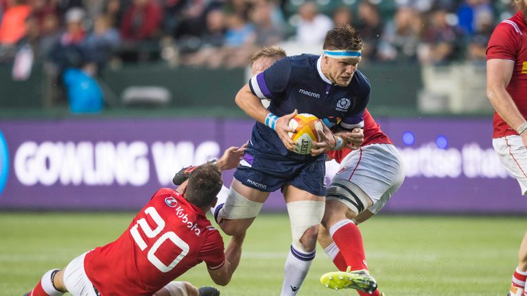George Turner is the first Scotland player in 11 years to score a try hat-trick 