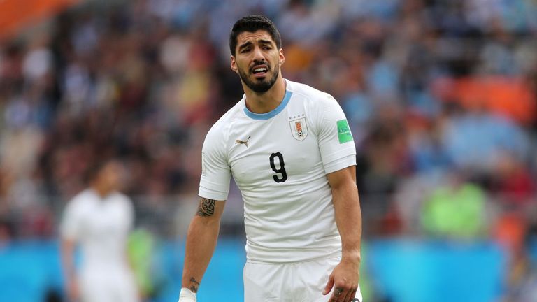 Luis Suarez wasn't at his best against Egypt on Friday