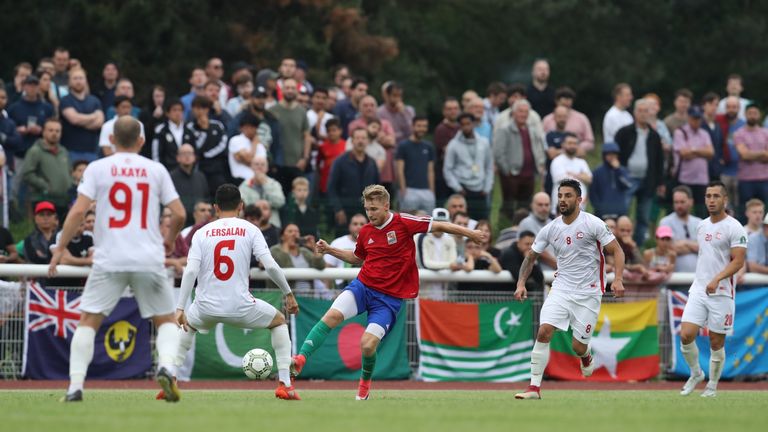 Over 2,500 fans watched the game at Enfield's Queen Elizabeth II Stadium