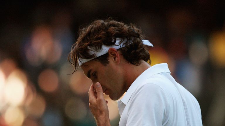 Federer was finally beaten after five successive Wimbledon titles