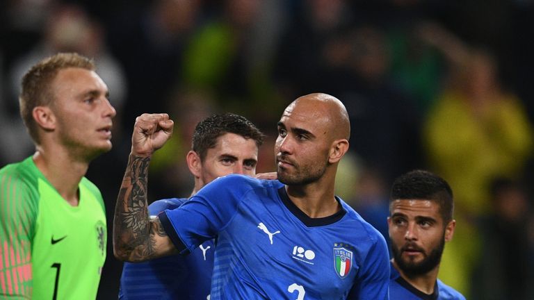 Simone Zaza scored for Italy
