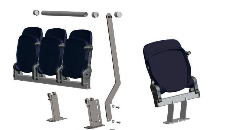 Spurs claim they have "created a different, improved design that doesn’t compromise comfort" compared to rail seats