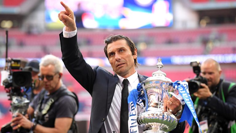 Conte signed off with the FA Cup