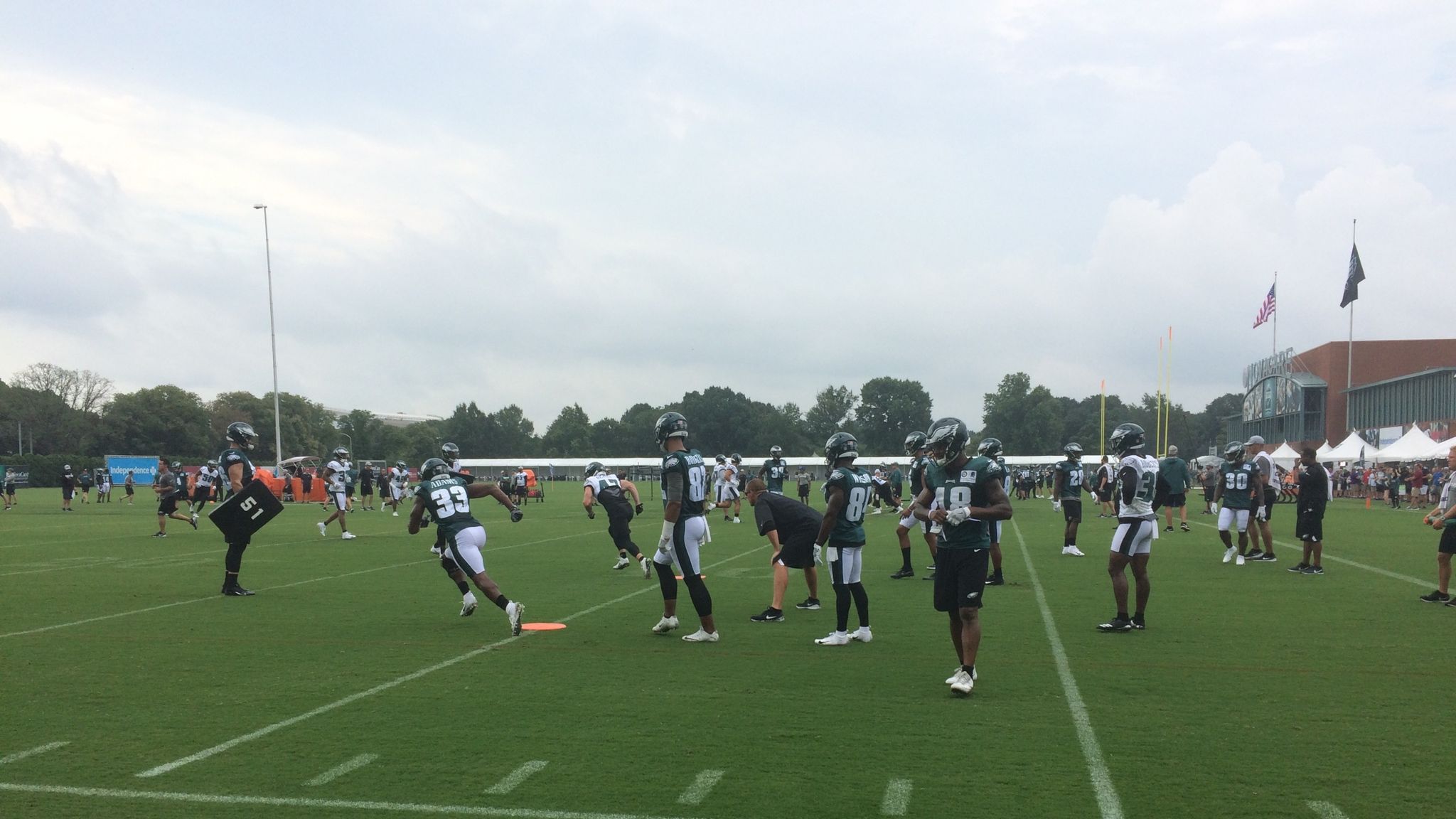 Eagles mascot Swoop during Philadelphia Eagles training camp at News  Photo - Getty Images