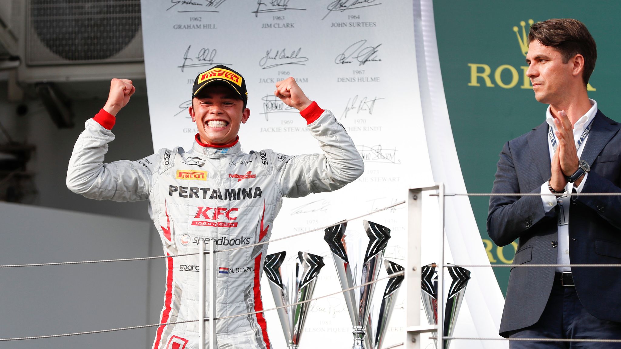 Nyck De Vries Wins Epic F2 Feature Race At The Hungarian Gp Motor Racing News Sky Sports