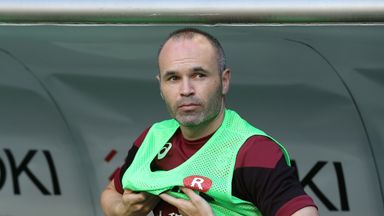 Image of Andres Iniesta says he had an 'intense' few months following his final appearance in Europe in last summer's World Cup