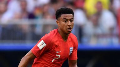  Jesse Lingard is enjoying a fine World Cup in England's midfield