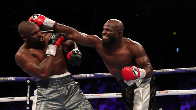 Four months on from an epic clash with Derek Chisora, Takam (R) looks set to return to The O2