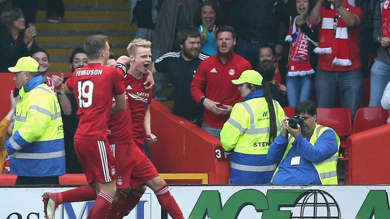 Gary Mackay-Steven put Aberdeen ahead