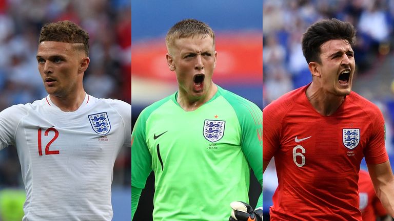 Kieran Trippier, Jordan Pickford and Harry Maguire are shining