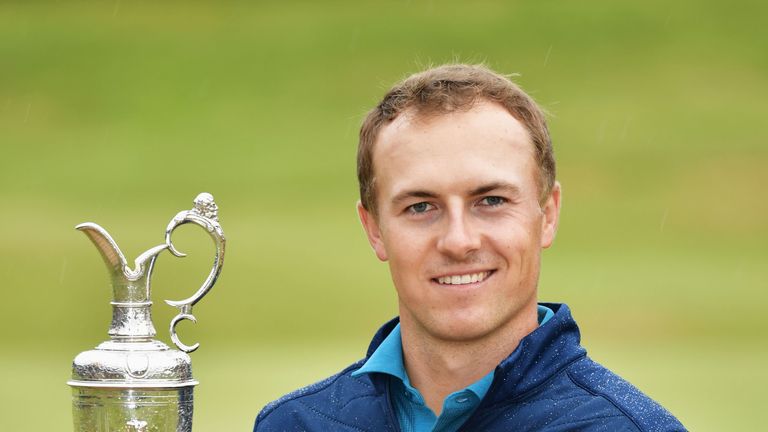 Jordan Spieth begins the defence of his title alongside Justin Rose