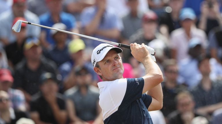 Justin Rose tied for second after rounds of 64 and 69 over the weekend