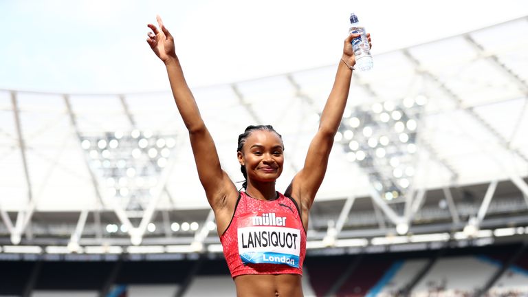 Imani  Lansiquot showed off her potential in the 100m in the Diamond League