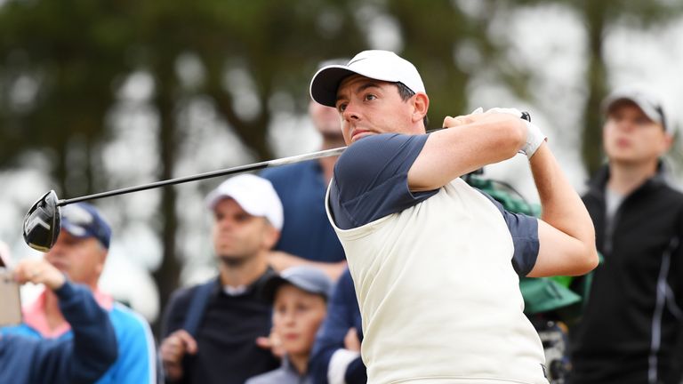 Rory McIlroy hopes to be the defending Open champion on home soil next year
