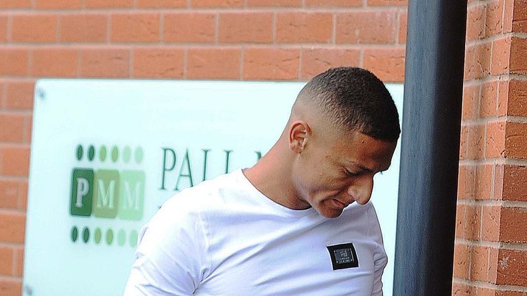 Richarlison arrives for a medical ahead of his proposed move to Everton (photo courtesy of Chris Neill)