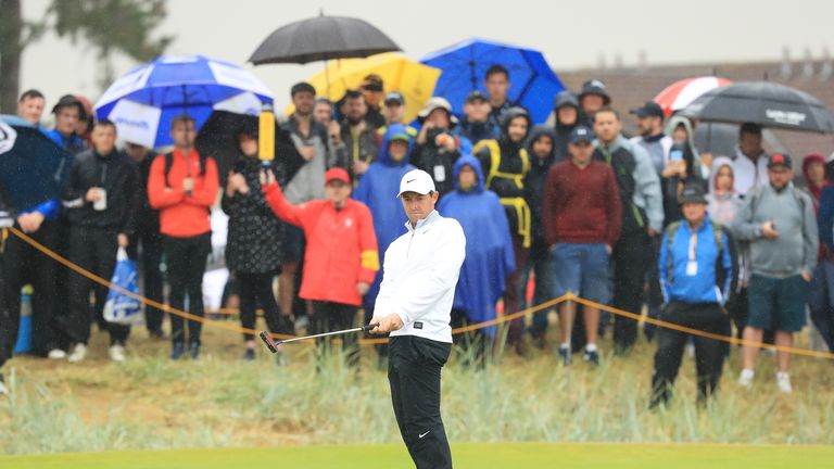 McIlroy was proud of how he played in the tough conditions