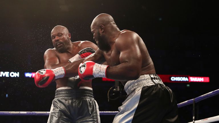 Takam lost a fight of the year contender against Derek Chisora in 2018