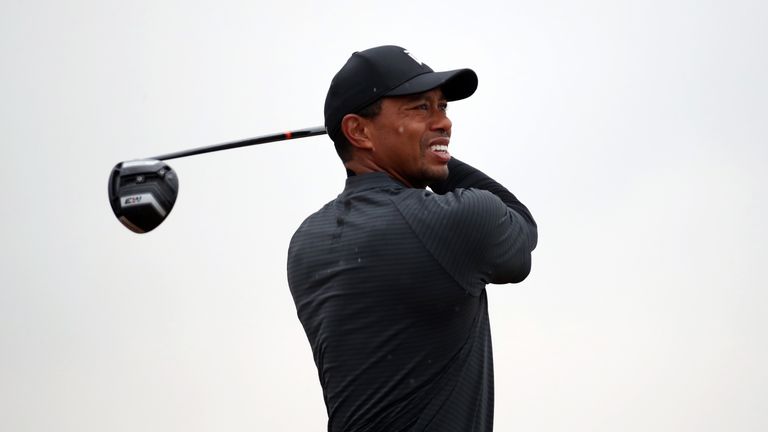 Tiger Woods has a 1.15pm tee time