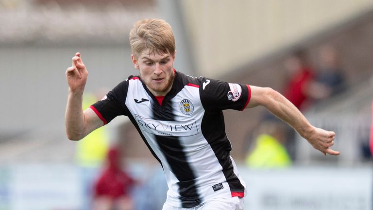 Hayden Coulson is on-loan at St Mirren from Middlesbrough