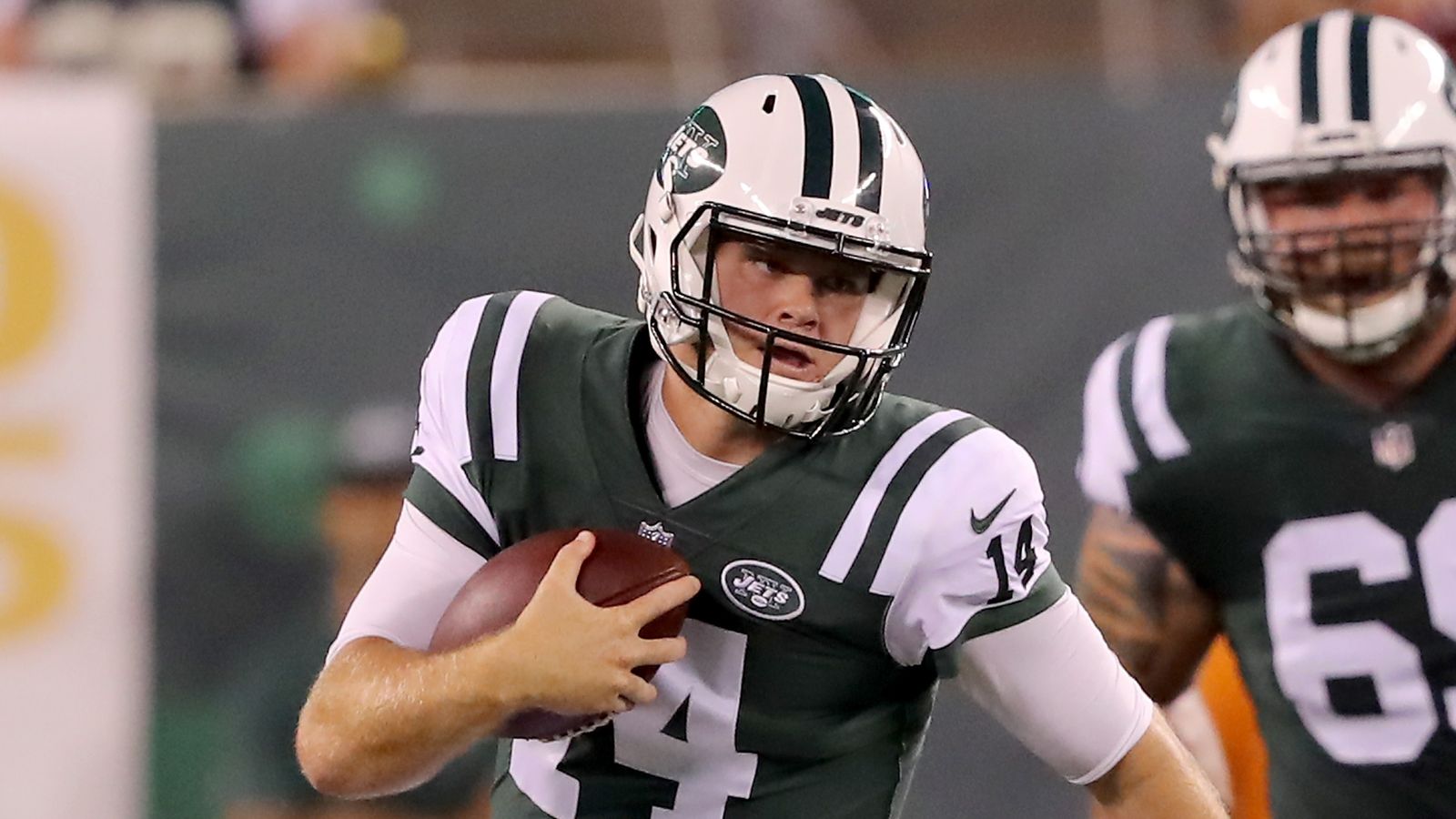 New York Jets' Sam Darnold throw pick-6 on first NFL play