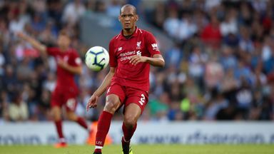 Image of Fabinho has yet to feature for Liverpool in the Premier League since his summer move from Monaco
