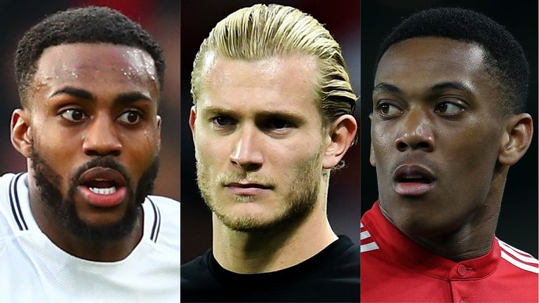 Danny Rose, Loris Karius and Anthony Martial could be on the move