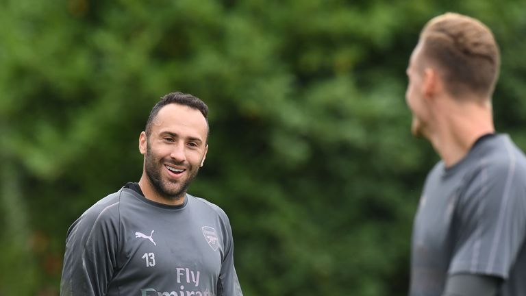 David Ospina was third-choice goalkeeper at Arsenal