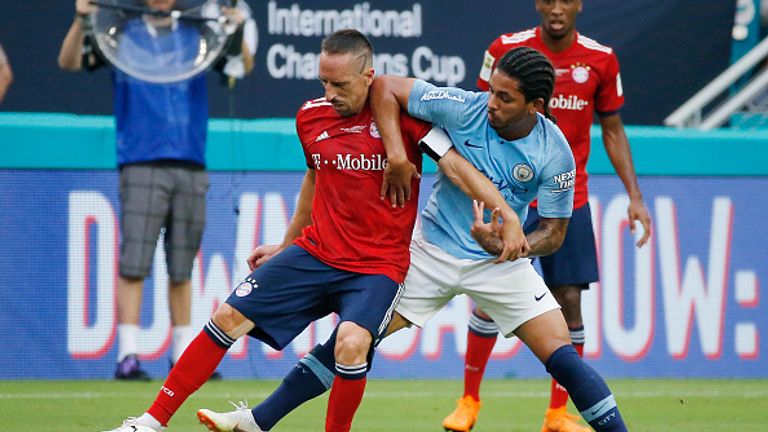 Luiz played in pre-season friendlies for City, but never gained a work permit at the Etihad