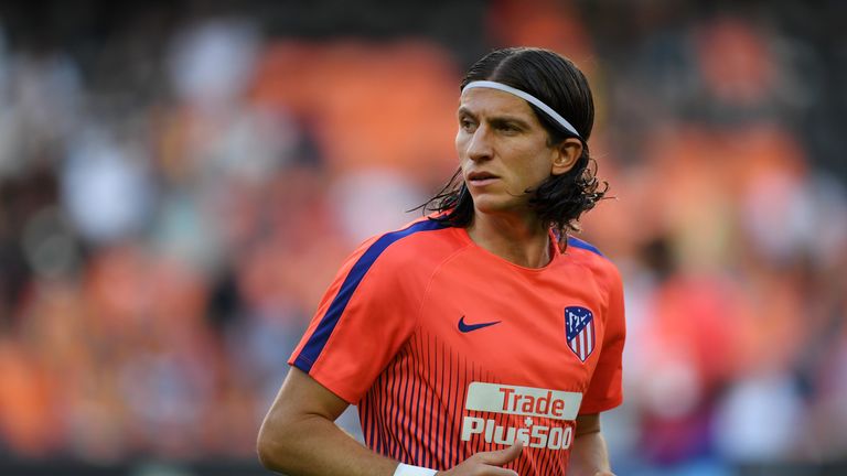 Filipe Luis is ahead of Danny Rose on PSG's wish list according to Sky sources