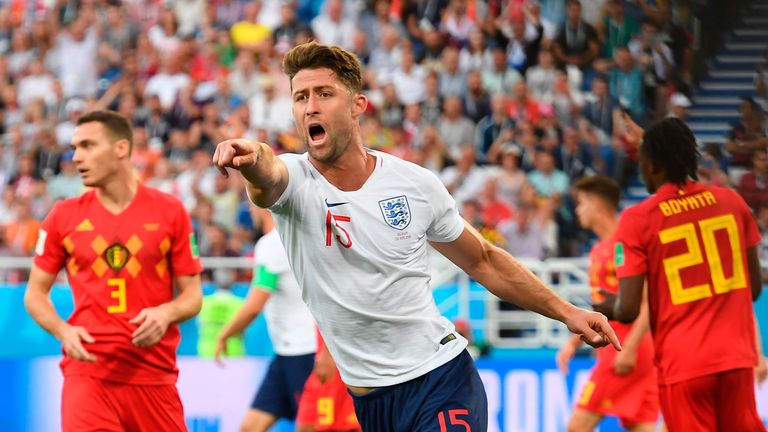 Cahill played against Belgium in the World Cup Group G clash in June