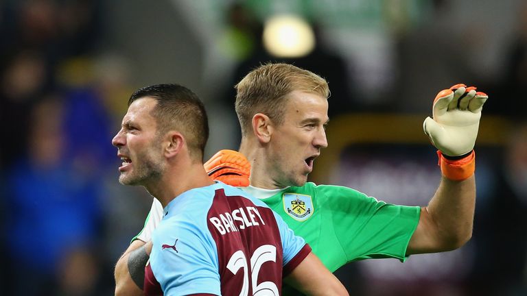 Joe Hart put in a fine performance for Burnley on Thursday night