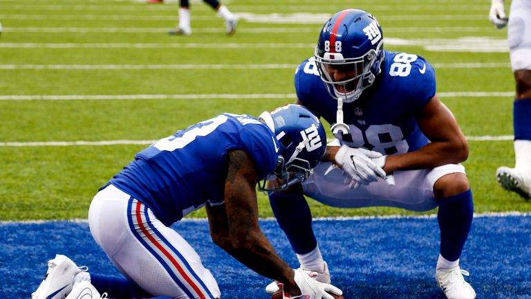 The Giants can expect plenty more Odell Beckham and Evan Engram touchdown celebrations with their new-look offense