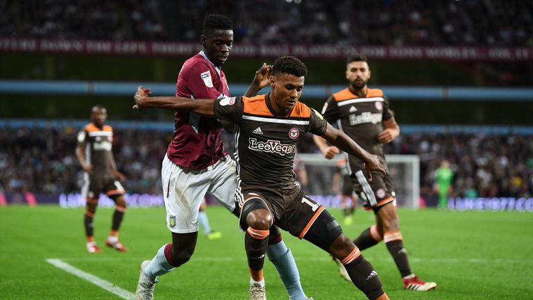 Axel Tuanzebe helped Aston Villa earn promotion to the Premier League last season
