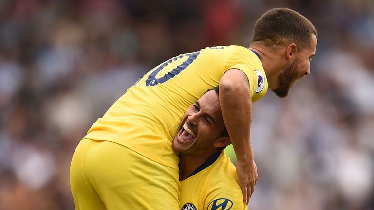 Hazard came off the bench to play the final 14 minutes of Chelsea's 3-0 win at Huddersfield