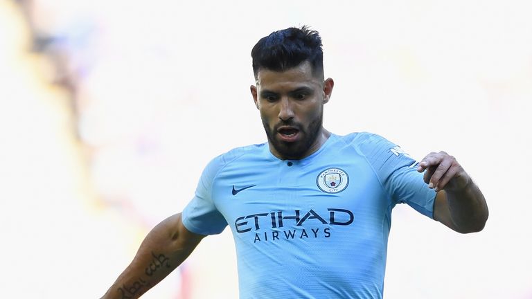 Sergio Aguero looked in ominous form at Wembley on Sunday