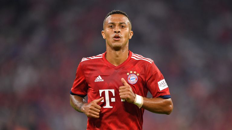 Thiago has won the Bundesliga in each of his five seasons at Bayern