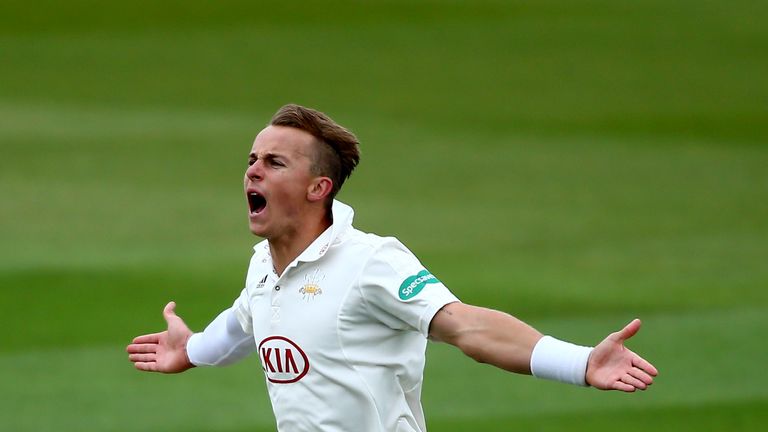 Tom Curran is one of nine Surrey bowlers to pick up wickets in Division One this season