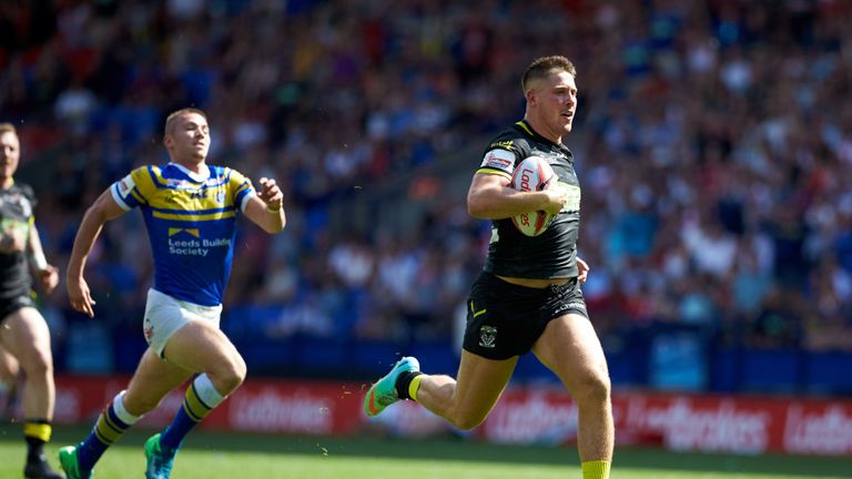 Tom Lineham was first to score a try for the Wolves, and he would add a second before the end