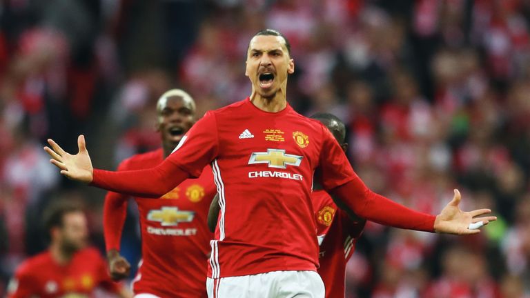 Zlatan Ibrahimovic left a lasting impression at Old Trafford