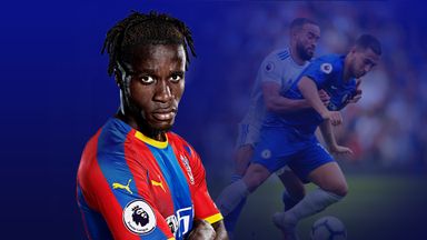 Wilfried Zaha and Eden Hazard are two of the best dribblers in the Premier League