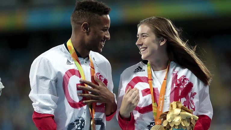 Clegg talks about her relationship with guide Chris Clarke