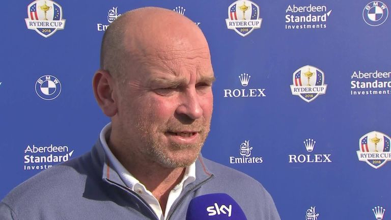 Europe captain Thomas Bjorn 'pretty confident' with where he is in terms of finalising Ryder Cup pairings
