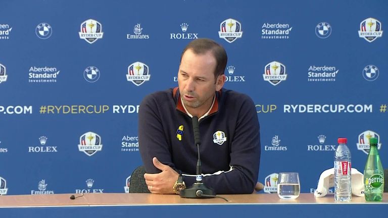 Sergio Garcia says he'll do his best and give 'everything' to the team when the Ryder Cup starts this week.