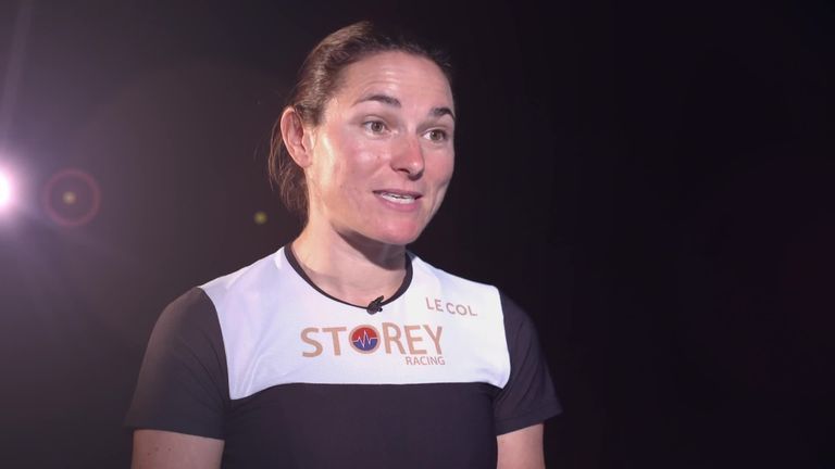 Storey explains she had obstacles to overcome and also how her coach adapted training sessions to be more inclusive