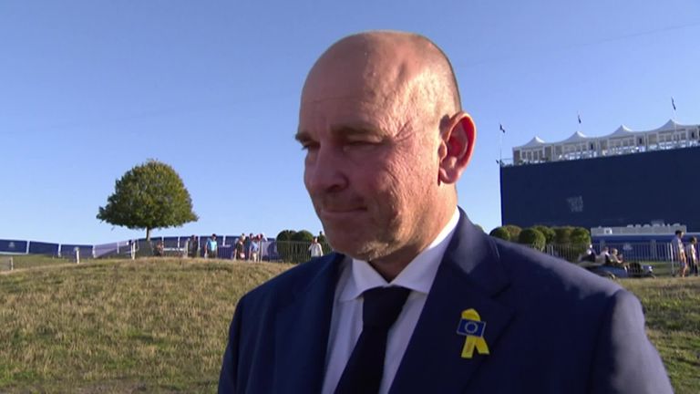 Europe captain Thomas Bjorn told Sky Sports picking his pairings for the first session of the Ryder Cup has been a 'positive problem' 