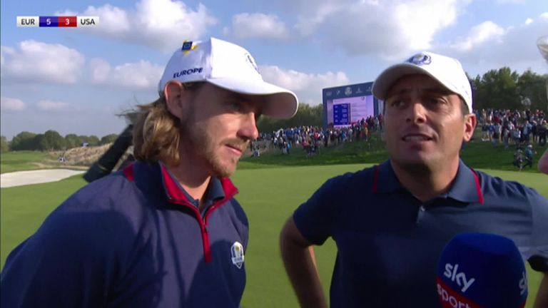Francesco Molinari says he is not sure why his partnership with Tommy Fleetwood is working so well but he is enjoying it