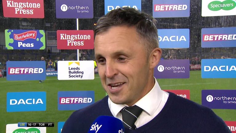 Hear the thoughts of Paul Rowley immediately after Toronto Wolfpack's victory 