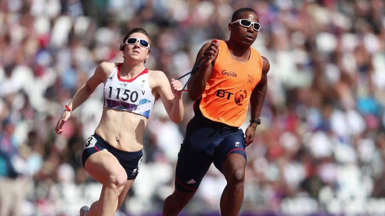 100m and 200m gold medallist Libby Clegg says competing in front of your home crowd is the ultimate feeling
