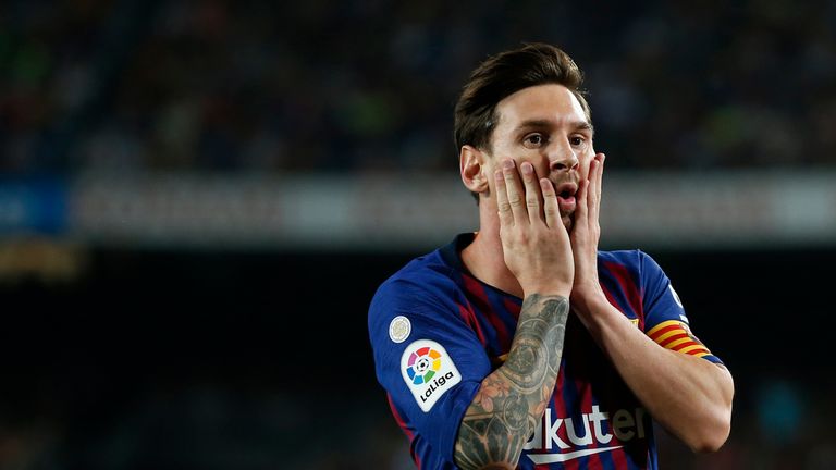 Lionel Messi has not been able to prevent Barcelona from slipping up