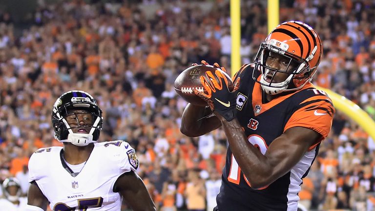 The Bengals will have to cope without star wide receiver A.J. Green against the Saints